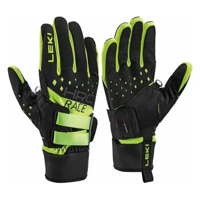 Leki HRC Race Shark Black/Neonyellow Rękawice narciarskie