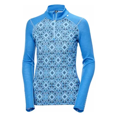 Helly Hansen W Lifa Merino Midweight 2-in-1 Graphic Half-zip Ultra Blue Star Pixel Bielizna term