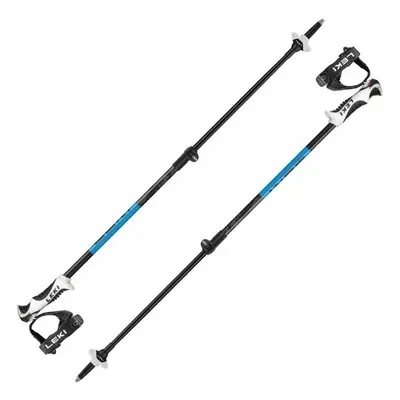 Leki Drifter Vario Black/Cyan/Dark Anthracite - cm Kijki narciarskie