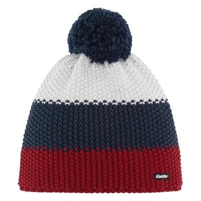 Eisbär Star Pompon Beanie Burgundy/Dark Cobalt/White Czapka