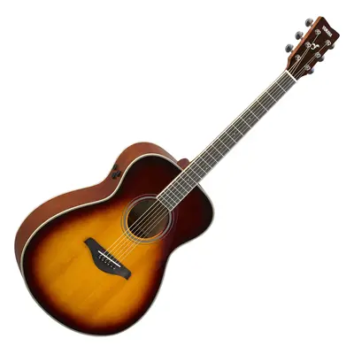 Yamaha FS-TA Brown Sunburst Jumbo z elektroniką