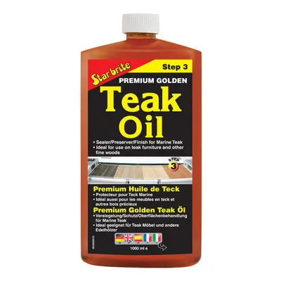 Star Brite Premium Golden Teak Oil ml Olej do teaku, Środek do czyszczenia teaku