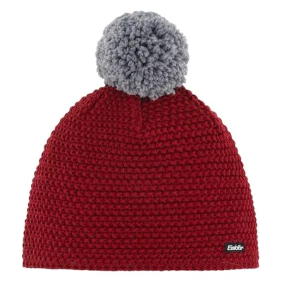 Eisbär Jamie Pompon Beanie Burgundy/Grey Zimowa czapka