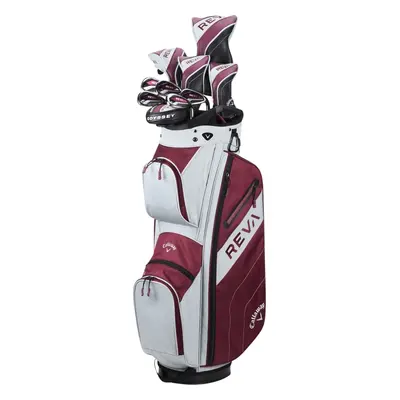 Callaway REVA Ladies Set Eggplant Prawa ręka Graphite Lady Zestaw golfowy