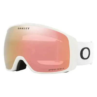 Oakley Flight Tracker Matte White/Prizm Rose Gold Iridium Okulary narciarskie