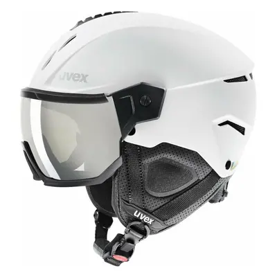 UVEX Instinct Visor White Mat Kask narciarski