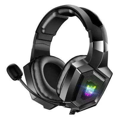 Onikuma K8 RGB Wired Gaming Headset Czarny Słuchawki PC