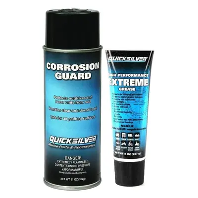 Quicksilver Corrosion Guard + Extreme SET Marine smar, Słuchawki do silnika