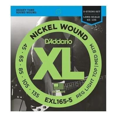 D'Addario EXL165-5 Struny do gitary basowej 5-strunowej