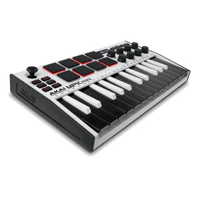 Akai MPK mini MK3 Klawiatury sterujące do klawiszy White