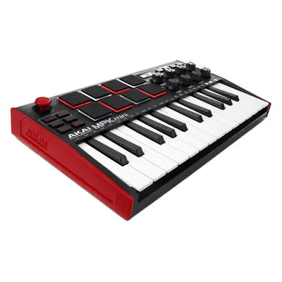 Akai MPK mini MK3 Klawiatury sterujące do klawiszy Red