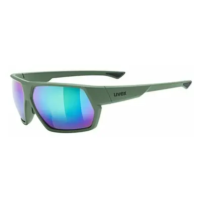 UVEX Sportstyle Moss Mat/Mirror Green Okulary rowerowe