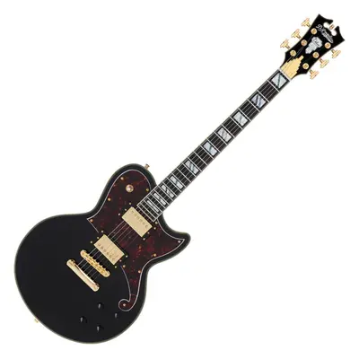 D'Angelico Deluxe Atlantic Solid Black Gitara elektryczna