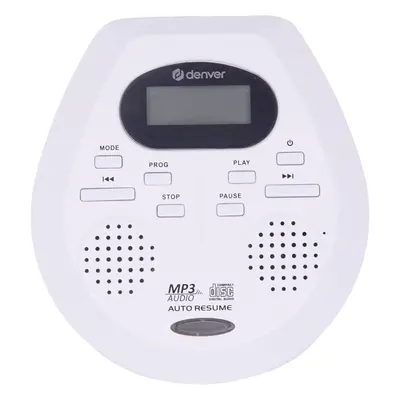 Denver DMP-395 Odtwarzacz CD White