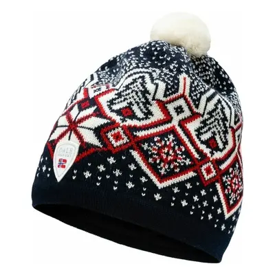 Dale of Norway Winterland Unisex Merino Wool Hat Navy/Off White/Raspberry Zimowa czapka