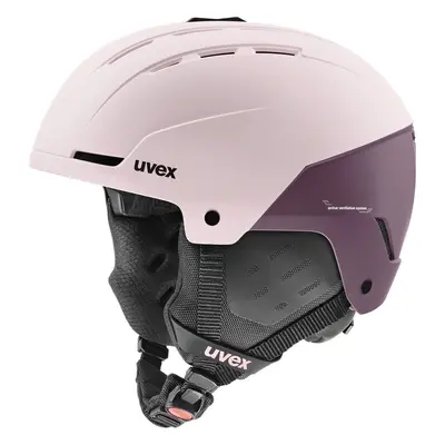 UVEX Stance Powder/PlumMat Kask narciarski