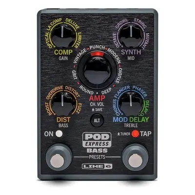 Line6 Pod Express Bass Multiefekt do gitary basowej