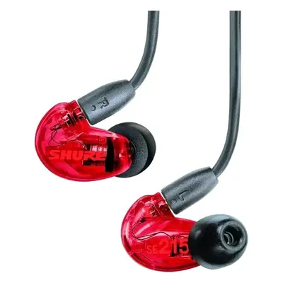 Shure SE215SPE-RD Red Słuchawki douszne Loop