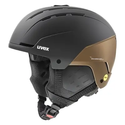 UVEX Stance MIPS Black/Brown Mat Kask narciarski