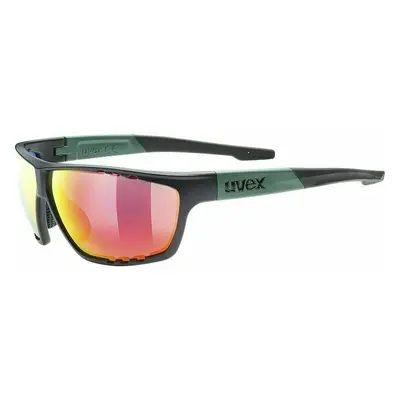 UVEX Sportstyle Black/Moss Mat Okulary rowerowe