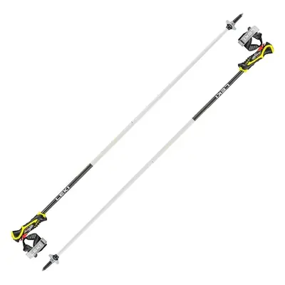 Leki Airfoil 3D White/Neonyellow/Dark Anthracite cm Kijki narciarskie