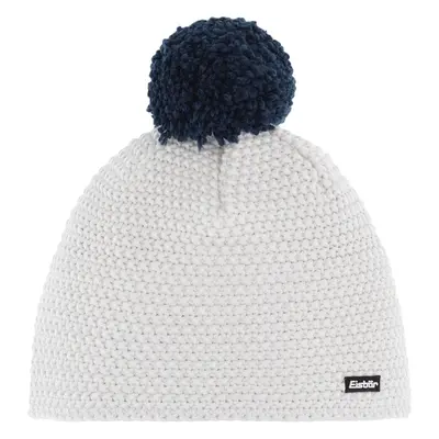 Eisbär Jamie Pompon Beanie White/Dark Cobalt Zimowa czapka