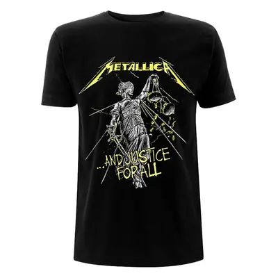 Metallica Koszulka And Justice For All Tracks Unisex Black