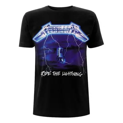 Metallica Koszulka Ride The Lightning Tracks Unisex Black