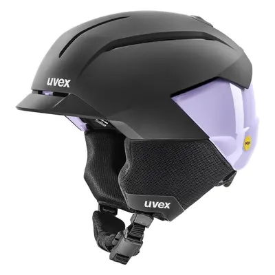 UVEX Levitate MIPS Black/Cool Lavender Mat Kask narciarski