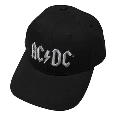 AC/DC Czapka Silver Logo Black