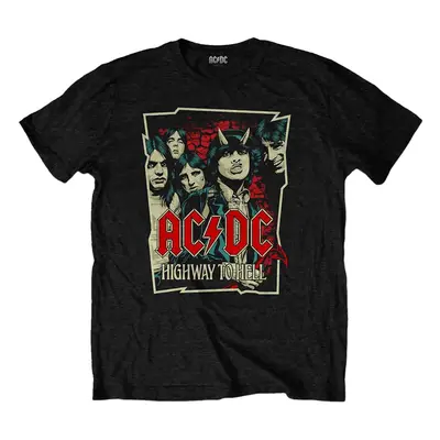 AC/DC Koszulka Highway To Hell Sketch Unisex Black