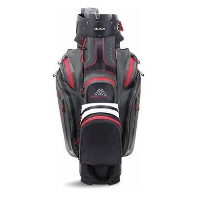 Big Max Dri Lite Silencio Charcoal/White/Black/Red Torba na wózek golfowy