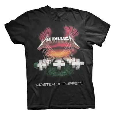 Metallica Koszulka Master of Puppets European Tour '86. Unisex Black