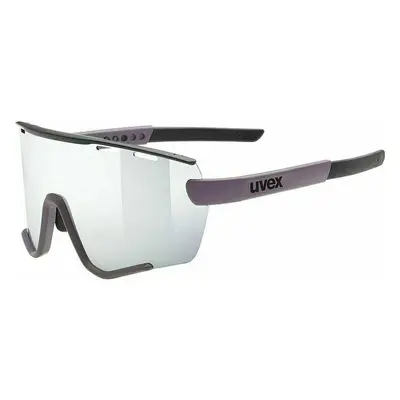 UVEX Sportstyle S Set Plum Black Mat/Smoke Mirrored Okulary rowerowe