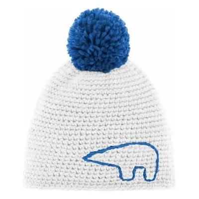 Eisbär Jay Pompon Beanie White/Lapis Zimowa czapka