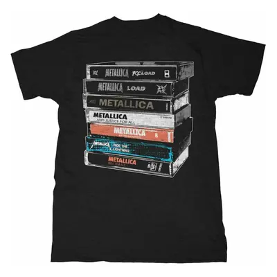 Metallica Koszulka Cassette Unisex Black