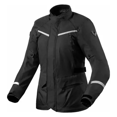 Rev'it! Voltiac H2O Ladies Black/Silver Kurtka tekstylna