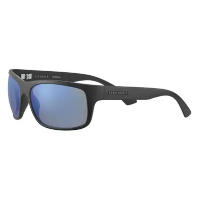 Serengeti Pistoia Matte Black/Mineral Polarized Blue Okulary sportowe