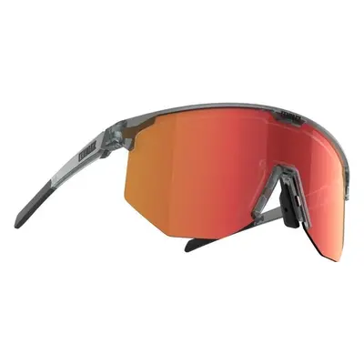 Bliz Hero Transparent Dark Grey/Brown w Red Multi Okulary sportowe