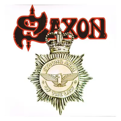 Saxon - Strong Arm Of The Law (Limited Edition) (Reissue) (White/Black/Red Splatter) (LP)