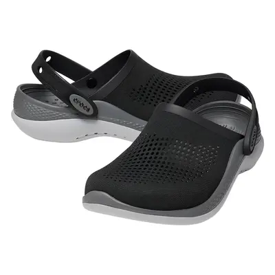 Crocs LiteRide Clog Sandały Black/Slate Grey