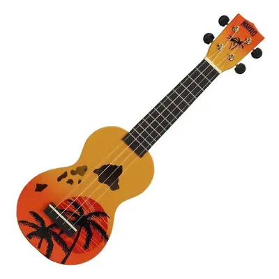 Mahalo Hawaii Hawaii Orange Burst Ukulele sopranowe