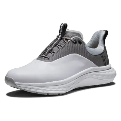 Footjoy Quantum White/Grey/Silver Męskie buty golfowe