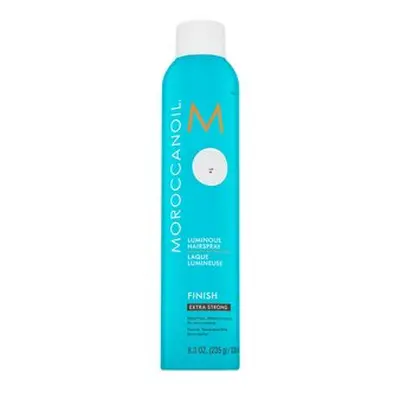 Moroccanoil Finish Luminous Hairspray Extra Strong lakier do włosów z formułą wzmacniającą dla e