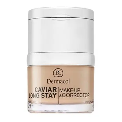 Dermacol Caviar Long Stay Make-Up & Corrector korektor z wyciągiem z kawioru i efektem wygładzaj