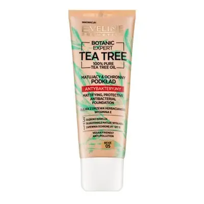 Eveline Botanic Expert Tea Tree Mattifying, Protective Antibacterial Foundation podkład w płynie