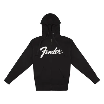 Fender Transition Logo Zip Front Hoodie Black