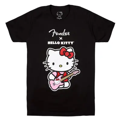 Fender HELLO KITTY FR LOGO TEE, BLK