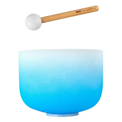 Sela Crystal Singing Bowl Chakra 10" - Blue, Throat, G (432Hz)
