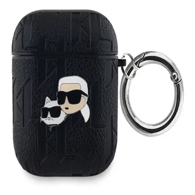 Karl Lagerfeld AirPods 1/2 Black Etui na okulary Czarny